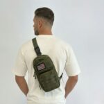 بادی بگ تاکتیکال ضدآب رنگ سبز ارتشی